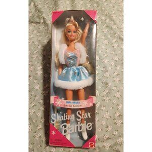 Skating Star Barbie 1995 Walmart Special Edition Doll NIB